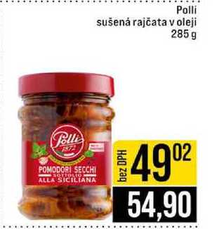 Polli sušená rajčata v oleji 285 g