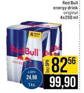 Red Bull energy drink original 4x250 ml