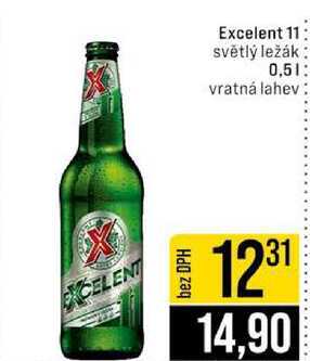 Excelent 11 světlý ležák 0,5l