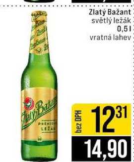 Zlatý Bažant světlý ležák 0,5l