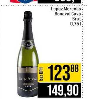 Lopez Morenas Bonaval Cava Brut 0,75l