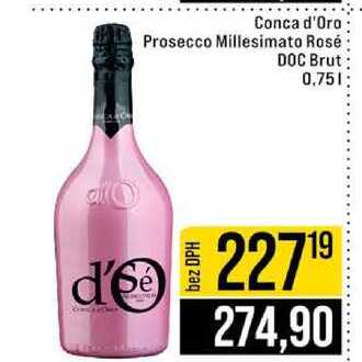 Conca d'Oro Prosecco Millesimato Rosé DOC Brut 0,75l