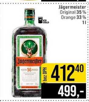 Jägermeister Original 35% Orange 33% 1l
