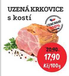UZENÁ KRKOVICE s kostí 100g