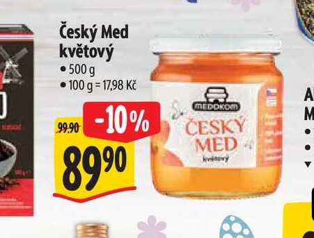 Český Med květový 500 g   