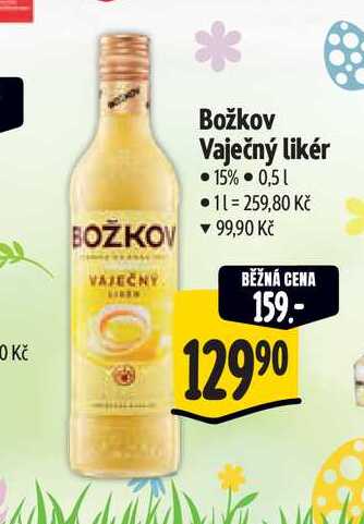 Božkov Vaječný likér 0,5l 