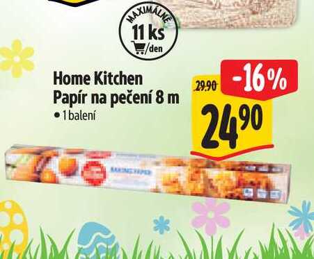  Home Kitchen Papír na pečení 8 m   