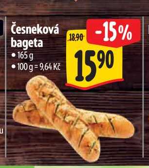 Česneková bageta  165 g  