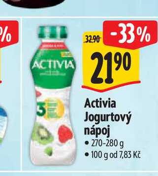   Activia Jogurtový nápoj 270-280 g  v akci