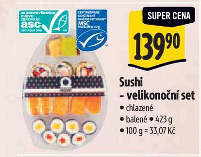  Sushi - velikonoční set  423 g