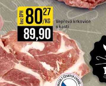 Vepřová krkovice s kostí 1kg