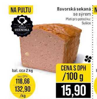 Bavorská sekaná se sýrem bal.cca 2 kg