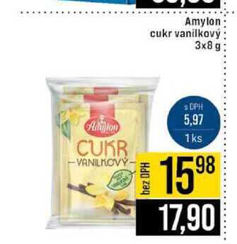 Amylon cukr vanilkový 3x8g