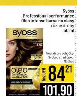 Syoss Professional performance Oleo intense barva na vlasy různé druhy 50 ml