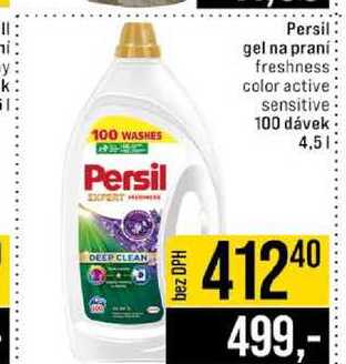Persil gel na praní freshness color active sensitive 100 dávek 4.5l