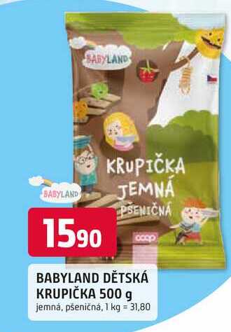 BABYLAND DĚTSKÁ KRUPIČKA 500 g 