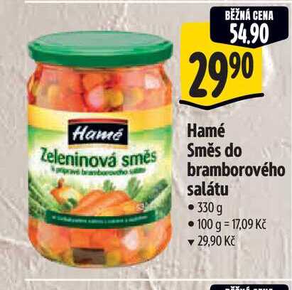  Hamé Směs do bramborového salátu  330 g 