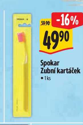 Spokar Zubní kartáček 1ks
