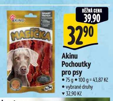 Akinu Pochoutky pro psy 75 g