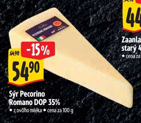   Sýr Pecorino Romano DOP 35%  100 g