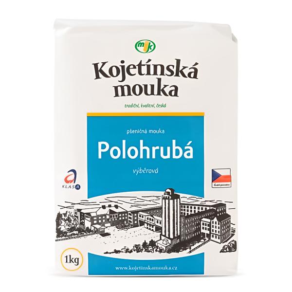 Kojetínská mouka Pšeničná mouka polohrubá