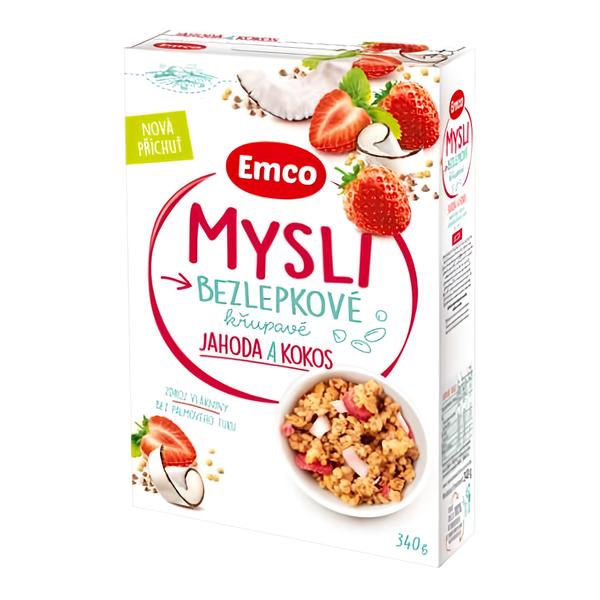 Emco Mysli bezlepkové jahoda a kokos