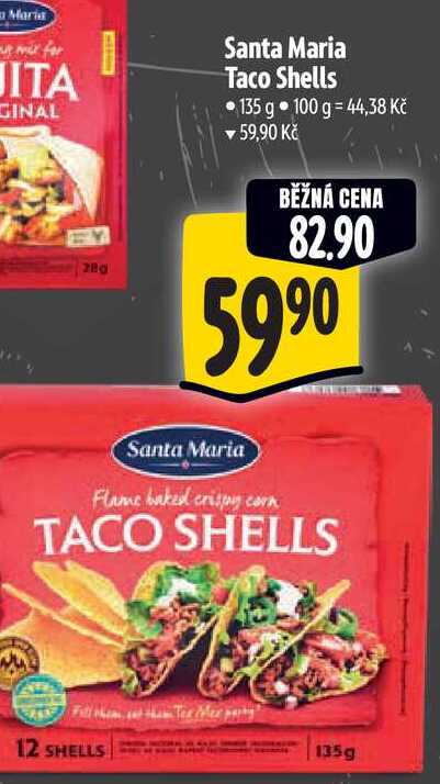  Santa Maria Taco Shells 135 g 
