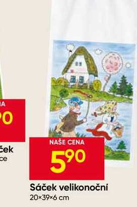 Sáček velikonoční 20×39×6 cm 