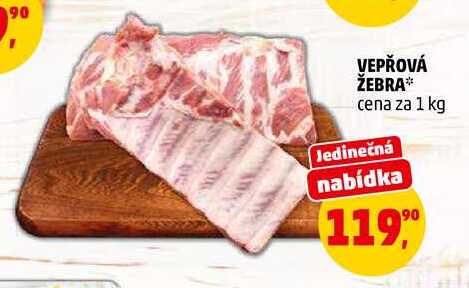 VEPŘOVÁ ŽEBRA, 1 kg 