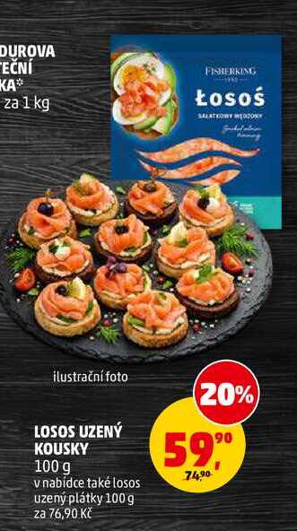 LOSOS UZENÝ KOUSKY, 100 g