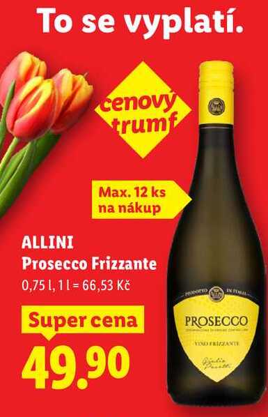 ALLINI Prosecco Frizzante, 0,75 l