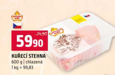 KUŘECÍ STEHNA 600 g chlazená