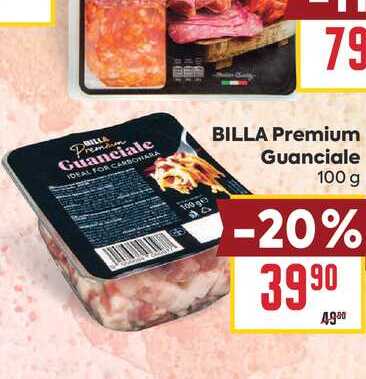 BILLA Premium Guanciale 100 g 