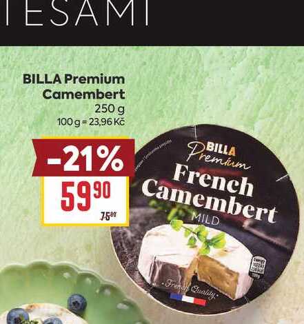 BILLA Premium Camembert 250g