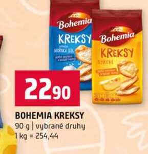 BOHEMIA KREKSY 90 g vybrané druhy