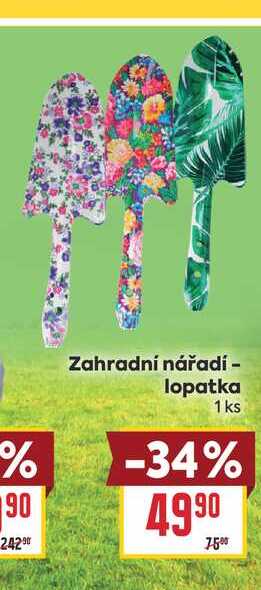 Zahradní nářadí - lopatka 1 ks 