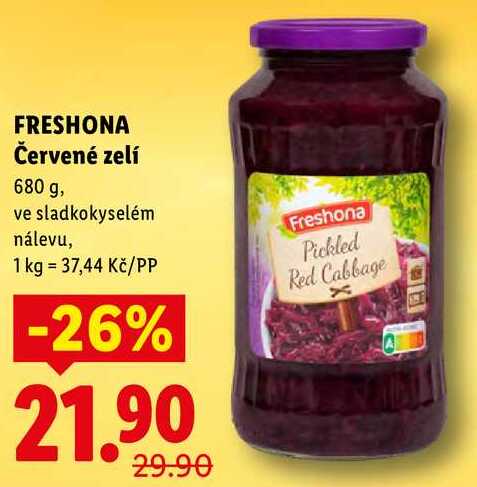 FRESHONA Červené zelí, 680 g