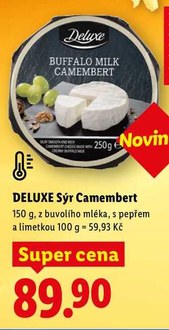 DELUXE Sýr Camembert, 150 g
