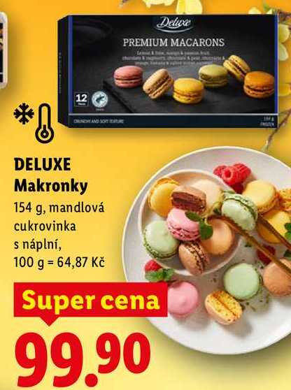 DELUXE Makronky, 154 g