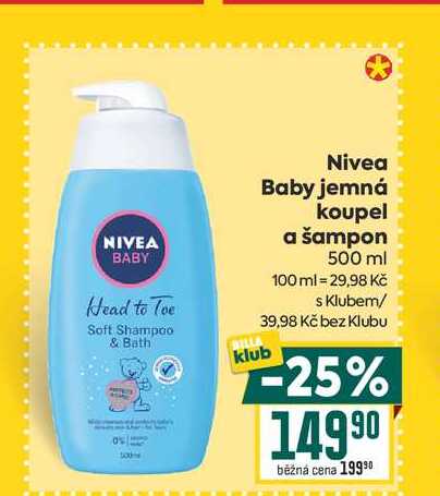 Nivea Baby jemná koupel a šampon 500 ml