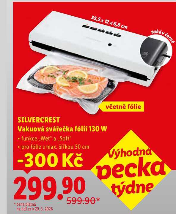 SILVERCREST Vakuová svářečka fólií 130 W