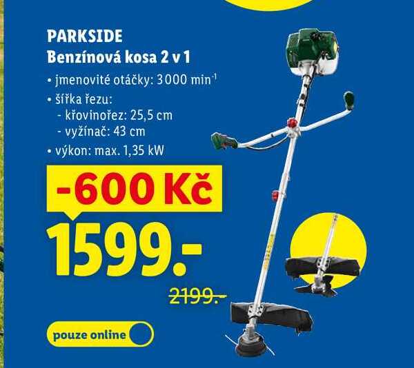 PARKSIDE Benzínová kosa 2 v 1 