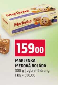 MARLENKA MEDOVÁ ROLÁDA 300 g vybrané druhy  