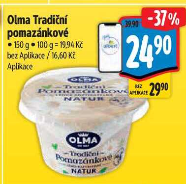 Olma Tradiční pomazánkové, 150 g 