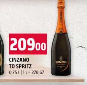 CINZANO TO SPRITZ 0,75l