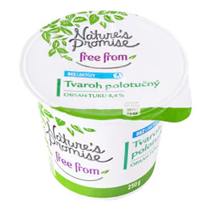Nature's Promise Free From Tvaroh polotučný, 250 g 