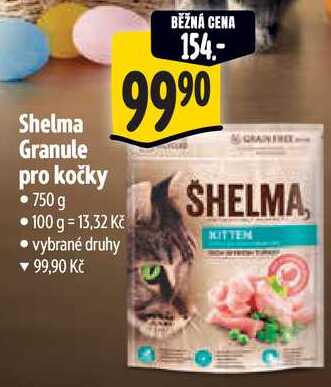 Shelma Granule pro kočky, 750 g