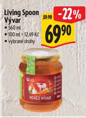 Living Spoon Vývar, 560 ml