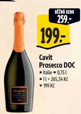 Cavit Prosecco DOC, 0,75 l