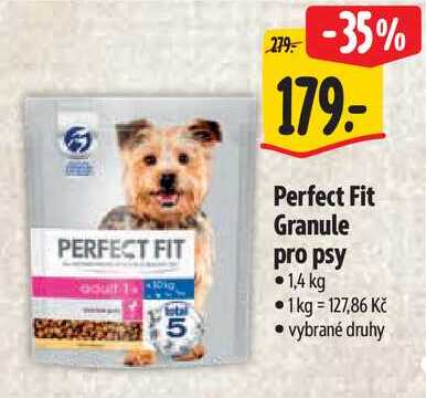 Perfect Fit Granule pro psy, 1,4 kg
